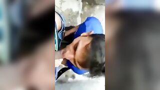 Outdoor gay sex with a slutty sucking twink