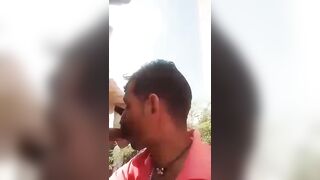 Gay public blowjob by a slutty sucker daddy