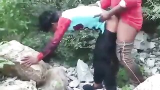 Public gay sex between two horny desi strangers