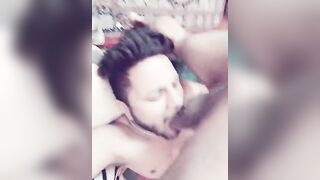 Big cock sucking video of whore bottom