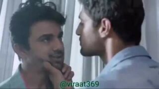 Movie romantic scene of hot Indian actors