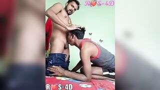 Bijnaur top sushil mouth fucking with bottom hiren